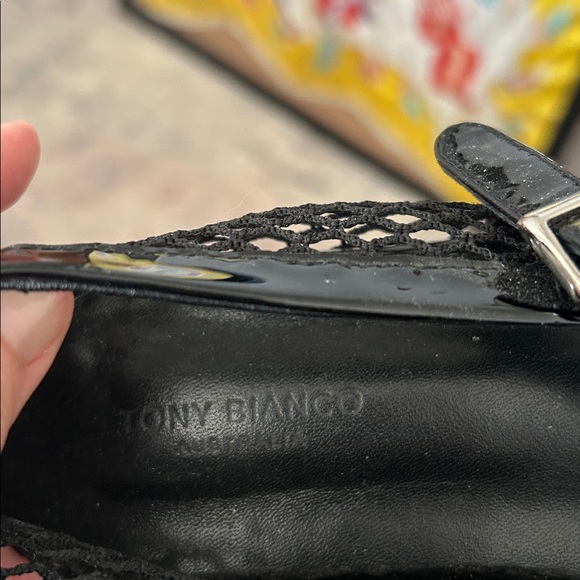 Tony Bianco Mia Black Mesh Flats - Picture 3 of 4